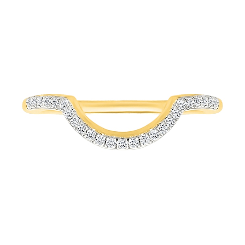 0.95 CT. T.W. Pear-Shaped Multi-Diamond Swirl Frame Triple Row Bridal Set in 10K Gold