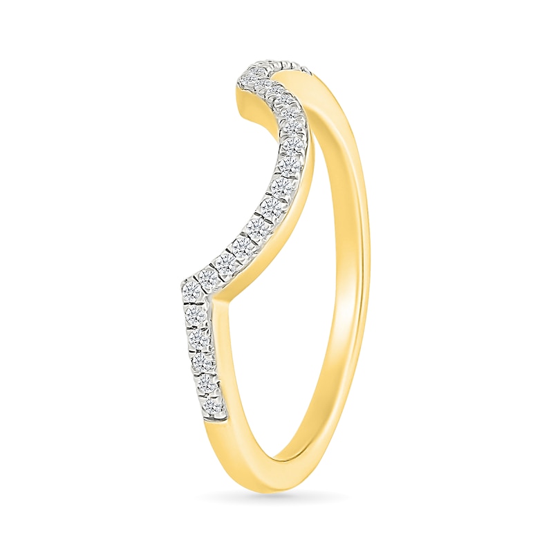 0.95 CT. T.W. Pear-Shaped Multi-Diamond Swirl Frame Triple Row Bridal Set in 10K Gold