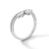 Thumbnail Image 3 of Emmy London 0.50 CT. T.W. Marquise-Cut Certified Lab-Created Diamond Contour Anniversary Band in 18K White Gold (F/VS2)