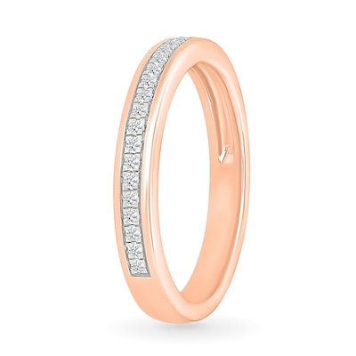 1.23 CT. T.W. Oval-Shaped Multi-Diamond Bezel Frame Bridal Set in 10K Rose Gold