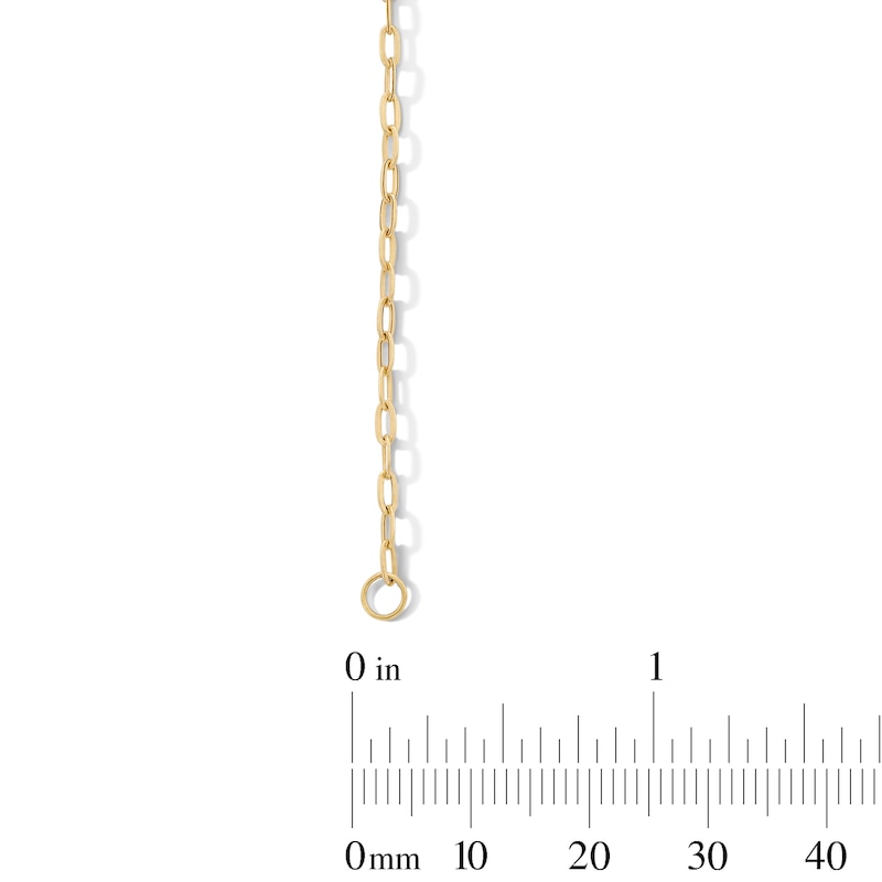 Main Image 2 of 0.085 CT. T.W. Diamond Motherly Love Heart Bracelet in 10K Gold - 7.25&quot;