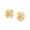 Thumbnail Image 1 of Diamond Accent Clover Stud Earrings in 10K Gold