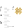 Thumbnail Image 2 of Diamond Accent Clover Stud Earrings in 10K Gold