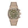 Men's Hugo Boss Candor Gold-Tone IP Chronograph Watch with Green Dial (Model: 1514222)