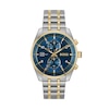 Men's Hugo Boss Skytraveller Two-Tone IP Chronograph Watch with Blue Dial (Model: 1514247)