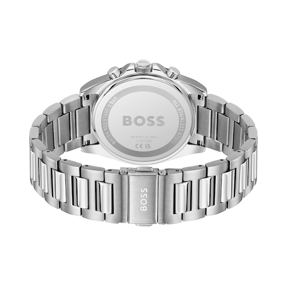 Men's Hugo Boss Strike Chronograph Watch with Textured Blue Dial (Model: 1514240)