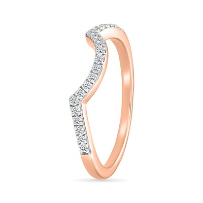 1.23 CT. T.W. Pear-Shaped Multi-Diamond Frame Multi-Row Shank Bridal Set in 10K Rose Gold