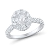 Thumbnail Image 1 of 1.95 CT. T.W. Oval Diamond Frame Engagement Ring in 14K White Gold