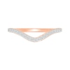 1.23 CT. T.W. Oval-Shaped Multi-Diamond Swirl Frame Triple Row Shank Bridal Set in 10K Rose Gold