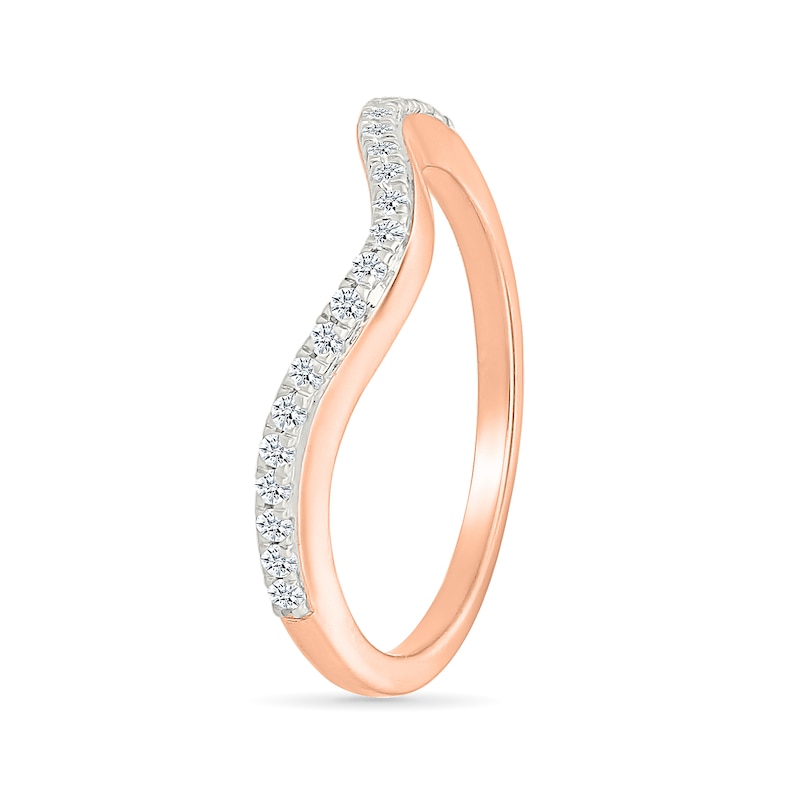 1.23 CT. T.W. Oval-Shaped Multi-Diamond Swirl Frame Triple Row Shank Bridal Set in 10K Rose Gold