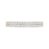 1.45 CT. T.W. Oval-Shaped Multi-Diamond Frame Multi-Row Split Shank Bridal Set in 10K Gold