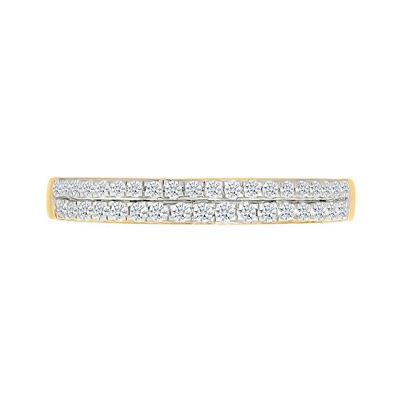 1.45 CT. T.W. Oval-Shaped Multi-Diamond Frame Multi-Row Split Shank Bridal Set in 10K Gold