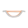 1.95 CT. T.W. Oval-Shaped Multi-Diamond Double Frame Multi-Row Shank Bridal Set in 10K Rose Gold