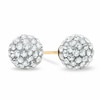 Previously Owned - Crystal Stud Earrings in 14K Gold