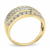 Thumbnail Image 1 of Previously Owned - 0.50 CT. T.W. Diamond Five Row Anniversary Band in 10K Gold