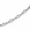 Thumbnail Image 0 of Previously Owned - 0.085 CT. T.W. Diamond Twist Bracelet in Sterling Silver - 7.25"