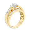 Thumbnail Image 1 of Previously Owned - 1.00 CT. T.W. Marquise Diamond Three Stone Engagement Ring in 14K Gold