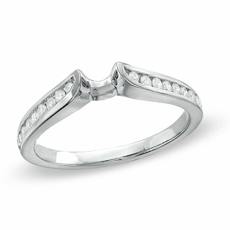 Main Image 1 of Previously Owned - 0.20 CT. T.W. Prestige Diamond Solitaire Enhancer in 14K White Gold