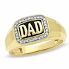 Thumbnail Image 0 of Previously Owned - Men's 0.13 CT. T.W. Diamond Dad Ring in 10K Gold
