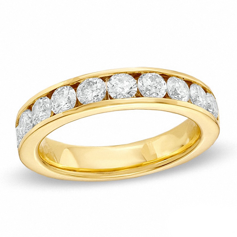 Previously Owned - 1.00 CT. T.W. Canadian Diamond Channel Band in 14K Gold|Peoples Jewellers