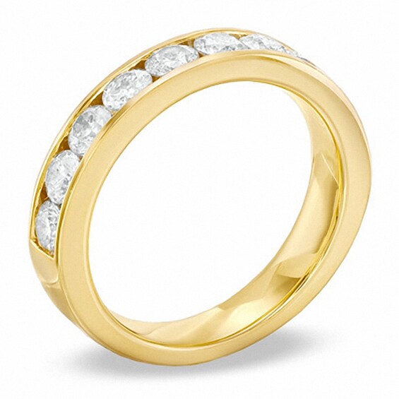 Previously Owned - 1.00 CT. T.W.  Diamond Channel Band in 14K Gold