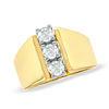 Thumbnail Image 1 of Previously Owned - 0.51 CT. T.W. Diamond Linear Past Present Future® Ring in 14K Gold