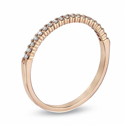 Previously Owned - 0.15 CT. T.W. Diamond Anniversary Band in 10K Rose Gold