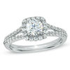 Thumbnail Image 0 of Previously Owned - Celebration  Fire™ 1.00 CT. T.W. Diamond Engagement Ring in 14K White Gold (H-I/SI1-SI2)