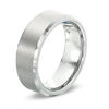 Thumbnail Image 1 of Previously Owned - Triton's Men's 8.0mm Comfort Fit Beveled Edge Wedding Band in Tungsten