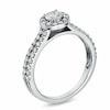 Previously Owned - 0.88 CT. T.W.  Diamond Framed Engagement Ring in 14K White Gold (I/I1)