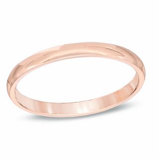 Previously Owned - Ladies' 2.0mm Wedding Band in 10K Rose Gold