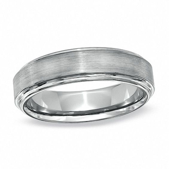 Previously Owned - Men's 6.0mm Comfort Fit Wedding Band in Tungsten