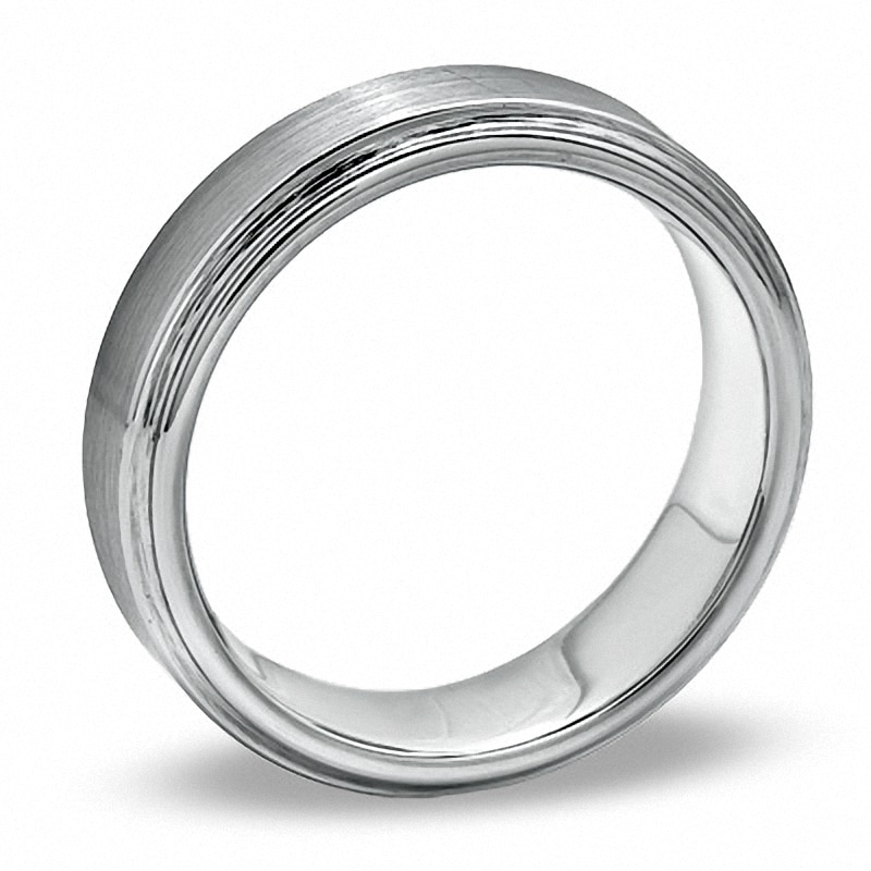 Previously Owned - Men's 6.0mm Comfort Fit Wedding Band in Tungsten|Peoples Jewellers