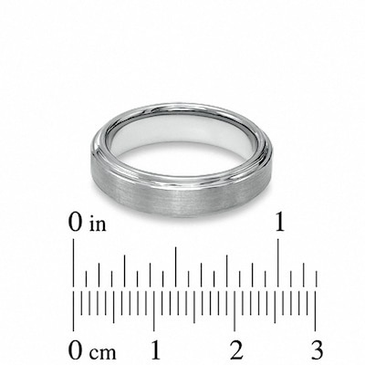 Previously Owned - Men's 6.0mm Comfort Fit Wedding Band in Tungsten