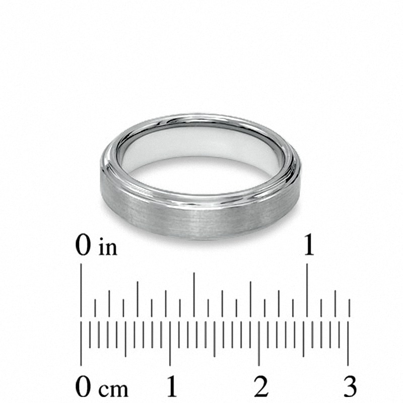 Previously Owned - Men's 6.0mm Comfort Fit Wedding Band in Tungsten|Peoples Jewellers