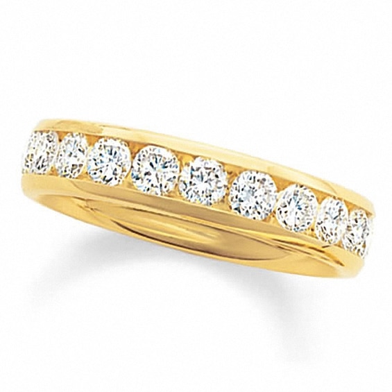 Previously Owned - 1.00 CT. T.W. Diamond Channel Band in 14K Gold