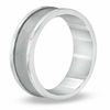 Thumbnail Image 1 of Previously Owned - Men's 8.0mm Comfort Fit Satin Stepped Edge Band in Titanium