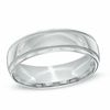 Thumbnail Image 1 of Previously Owned - Men's 6.0mm Comfort Fit Wedding Band in Sterling Silver