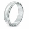 Thumbnail Image 2 of Previously Owned - Men's 6.0mm Comfort Fit Wedding Band in Sterling Silver