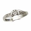 Thumbnail Image 1 of Previously Owned - Cherished Promise Collection™ 0.10 CT. T.W. Diamond Twinkle Promise Ring in Sterling Silver