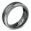 Thumbnail Image 1 of Previously Owned - Men's 8.0mm Wedding Band in Black Titanium