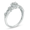 Previously Owned - Cherished Promise Collection™ 0.12 CT. T.W. Diamond Heart Promise Ring in 10K White Gold