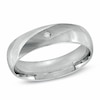 Thumbnail Image 0 of Previously Owned - Ladies' 5.0mm Diamond Accent Wedding Band in 10K White Gold