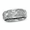 Thumbnail Image 1 of Previously Owned - Triton Men's 8.0mm Comfort Fit Hammered Wedding Band in Tungsten Carbide