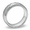 Thumbnail Image 2 of Previously Owned - Triton Men's 8.0mm Comfort Fit Hammered Wedding Band in Tungsten Carbide