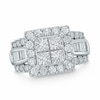 Thumbnail Image 0 of Previously Owned - 3.00 CT. T.W. Quad Princess-Cut Diamond Frame Ring in 14K White Gold