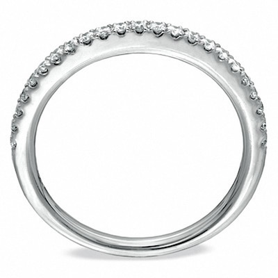 Previously Owned - Vera Wang Love Collection 0.23 CT. T.W. Diamond Anniversary Band in 14K White Gold