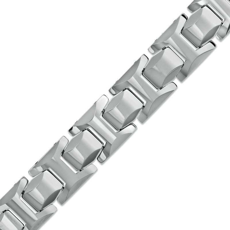 Previously Owned - Men's Round Link Bracelet in Tungsten - 8.5"|Peoples Jewellers