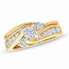 Thumbnail Image 0 of Previously Owned - 1.00 CT. T.W. Diamond Three Stone Bridal Set in 14K Gold