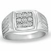 Previously Owned - Men's Diamond Accent Ring in Sterling Silver